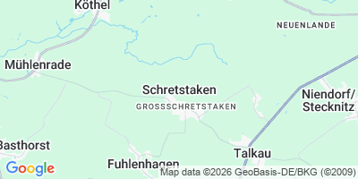 Karte Schretstaken