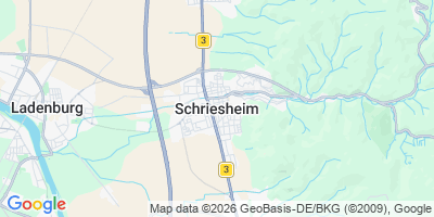 Karte Schriesheim