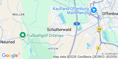 Karte Schutterwald