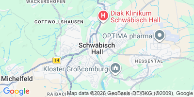 Karte Schwäbisch Hall