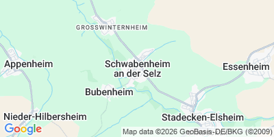 Karte Schwabenheim an der Selz