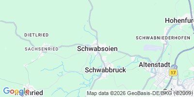 Karte Schwabsoien