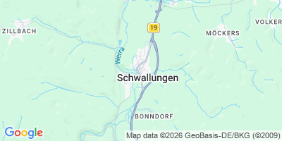 Karte Schwallungen
