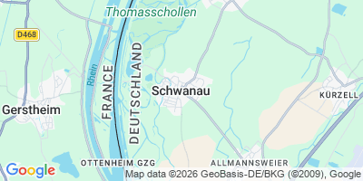 Karte Schwanau