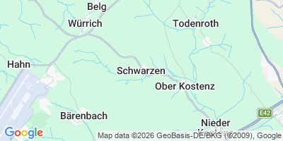 Karte Schwarzen