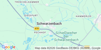 Karte Schwarzenbach