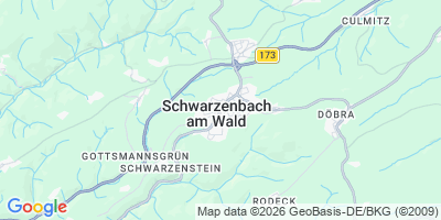Karte Schwarzenbach a.Wald