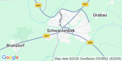 Karte Schwarzenbek