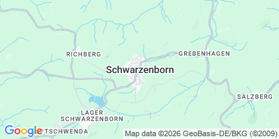 Karte Schwarzenborn
