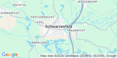 Karte Schwarzenfeld