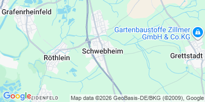 Karte Schwebheim