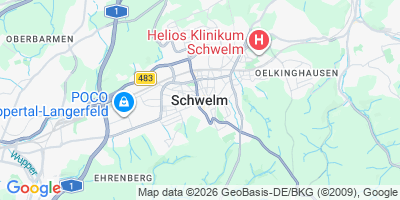 Karte Schwelm