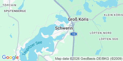 Karte Schwerin