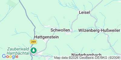Karte Schwollen