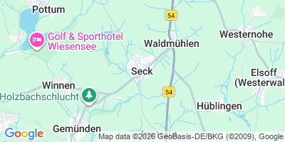 Karte Seck