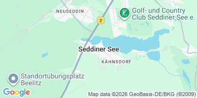 Karte Seddiner See