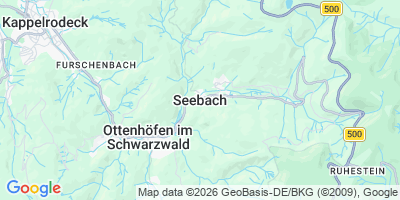 Karte Seebach