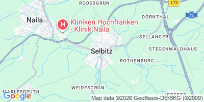Karte Selbitz