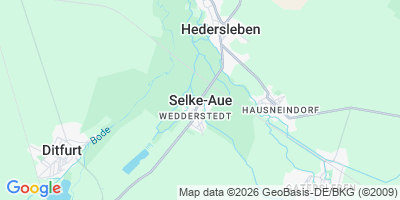 Karte Selke-Aue
