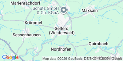 Karte Selters (Westerwald), Stadt