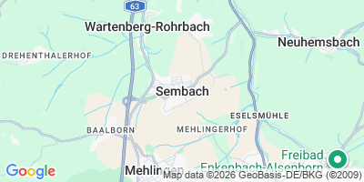 Karte Sembach