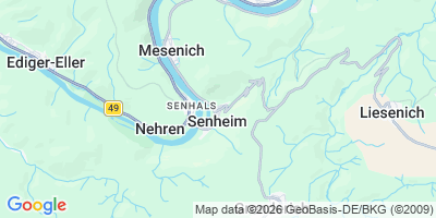 Karte Senheim