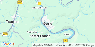 Karte Serrig
