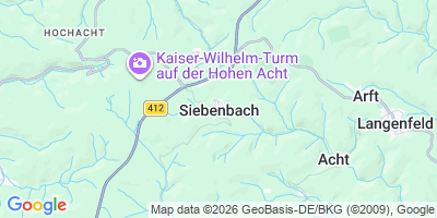 Karte Siebenbach