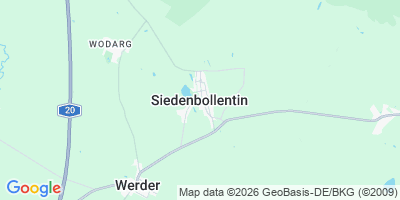 Karte Siedenbollentin