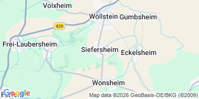 Karte Siefersheim