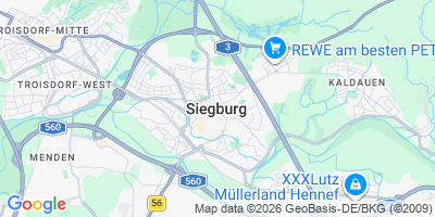 Karte Siegburg
