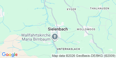 Karte Sielenbach