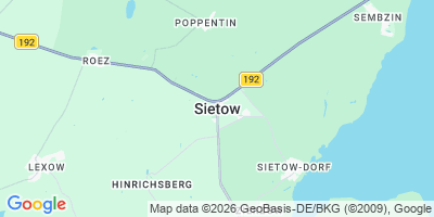 Karte Sietow