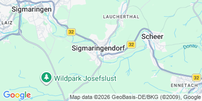 Karte Sigmaringendorf