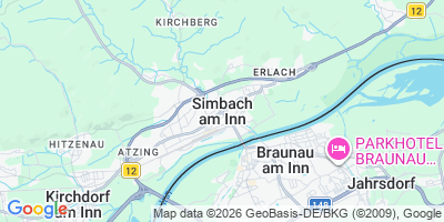 Karte Simbach