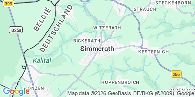 Karte Simmerath