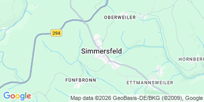 Karte Simmersfeld