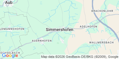 Karte Simmershofen