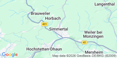Karte Simmertal