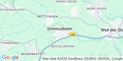 Karte Simmozheim