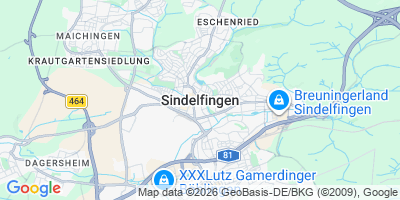 Karte Sindelfingen