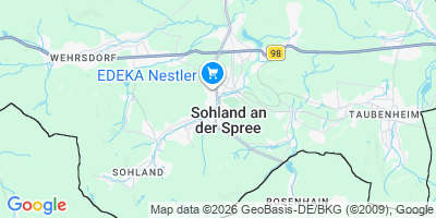 Karte Sohland a. d. Spree