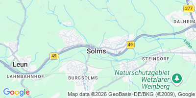 Karte Solms