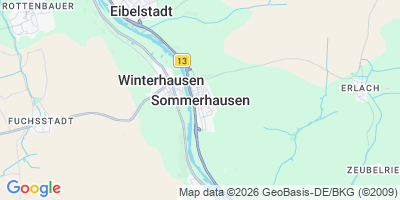 Karte Sommerhausen