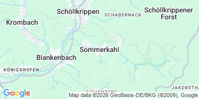 Karte Sommerkahl