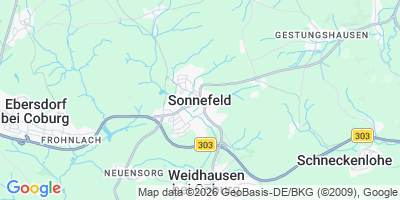 Karte Sonnefeld