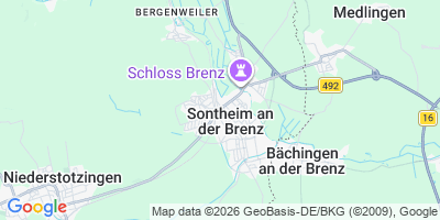 Karte Sontheim an der Brenz