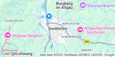 Karte Sonthofen