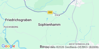 Karte Sophienhamm