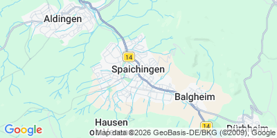 Karte Spaichingen